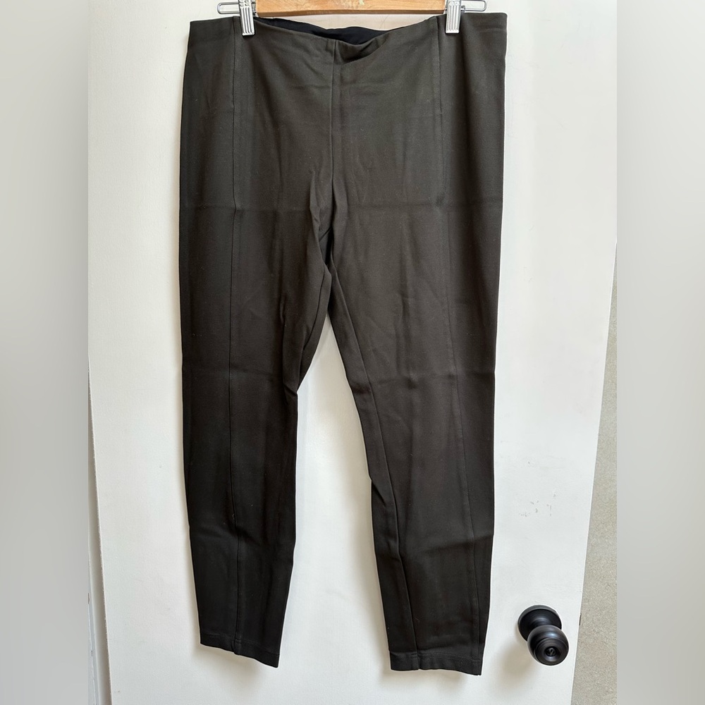 Rachel Zoe Green Stretch Pants with Tapered Fit